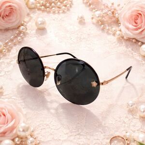 Versace Medusa Logo 59mm Large Round Sunglasses